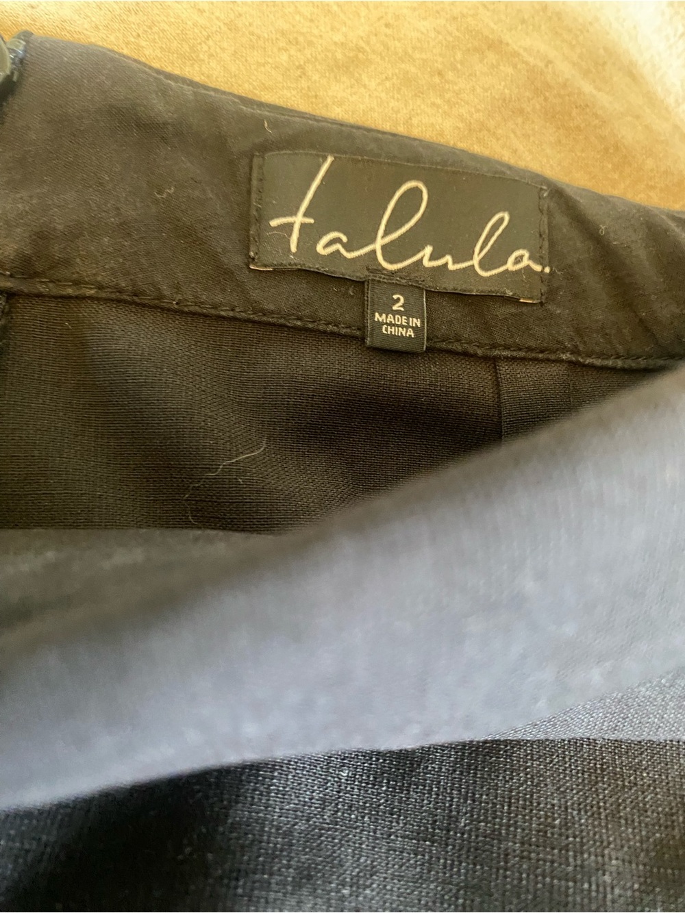 Taluls Black Women's Skort - Classic High-Waist - Picture 3 of 3